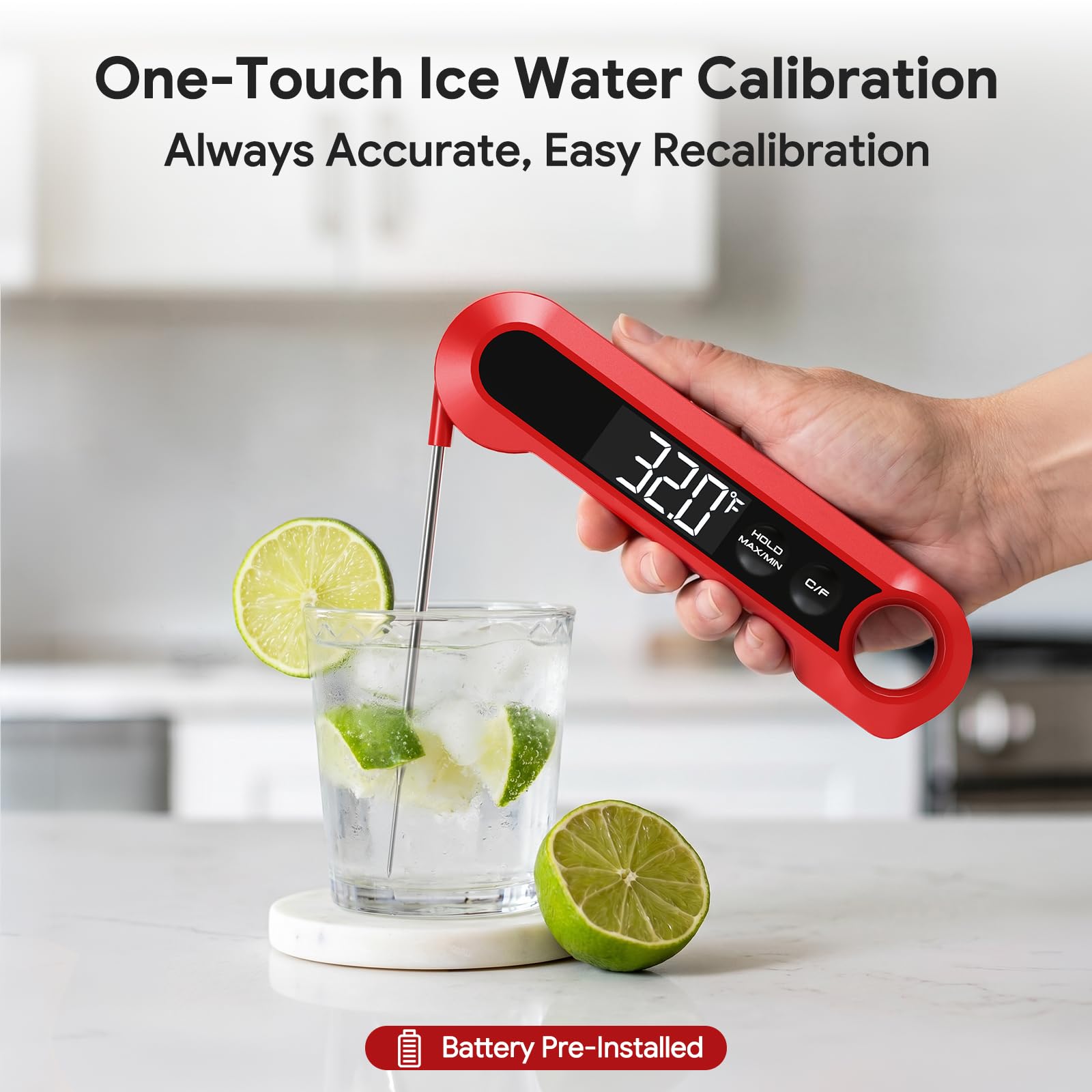 Tojasv Meat Thermometer Digital,1-2S Instant Read Thermometer for Cooking, Grill - Tojasv Official Product View 6