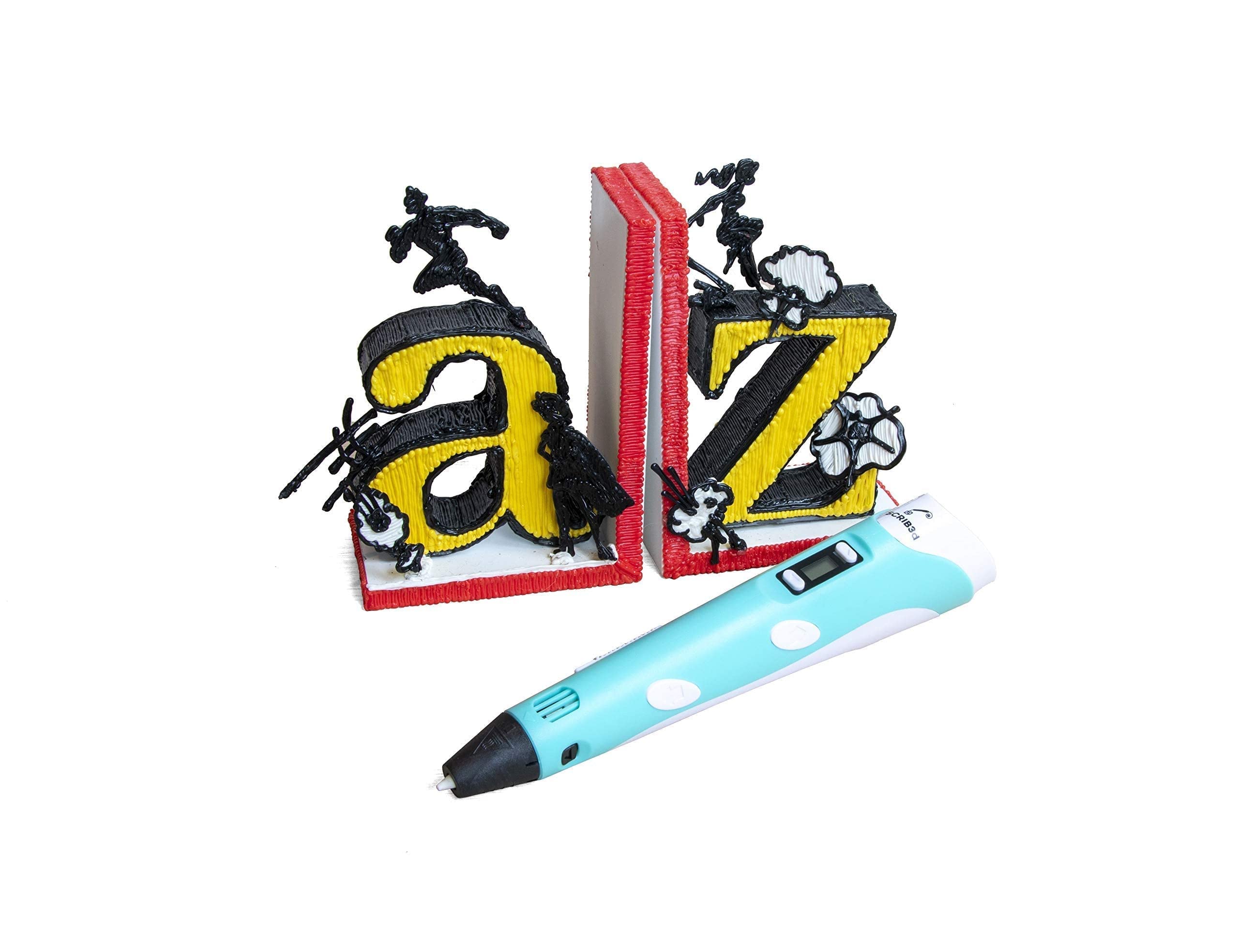 SCRIB3D P1 3D Printing Pen with Display - Includes 3D Pen, 3 Star by SCRIB3D - Angle View 5