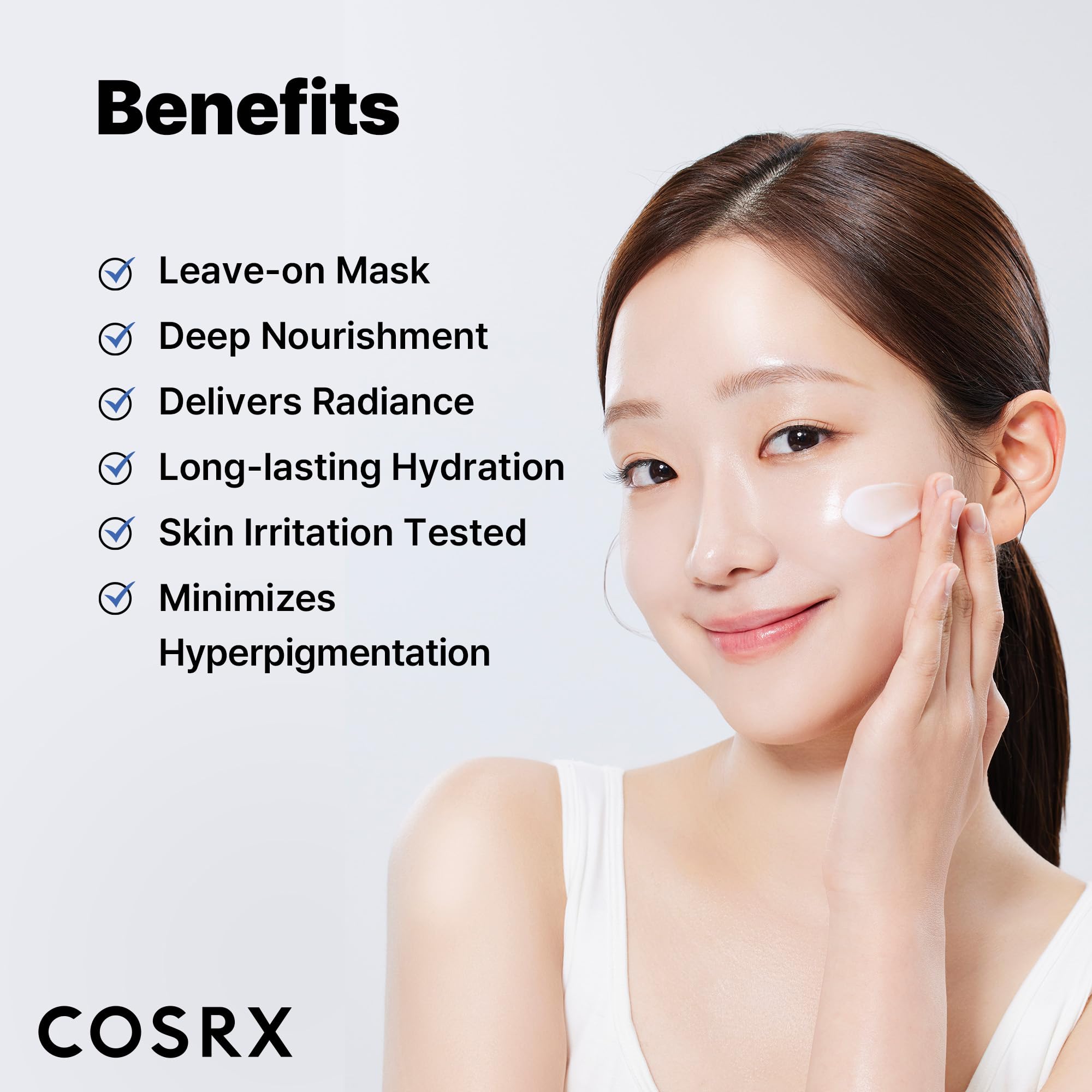COSRX Ultimate Nourishing Rice Overnight Spa Mask, Niacinamide, - COSRX