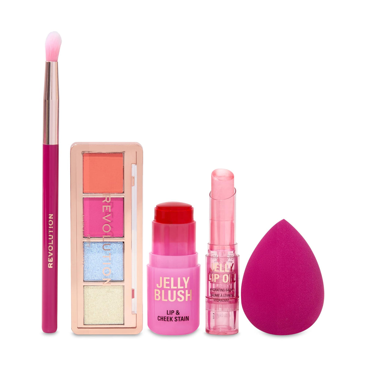 Revolution All About The Jelly Makeup Set 5 Piece Beauty - Revolution Beauty London Official Imagery - 3