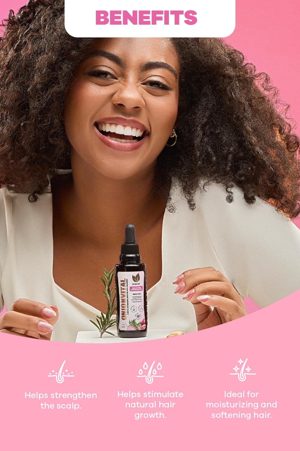 Natural Sant Onionvital Scalp & Hair Serum with Onion, Rosemary and Biotin - Natural sant Official Product View 5