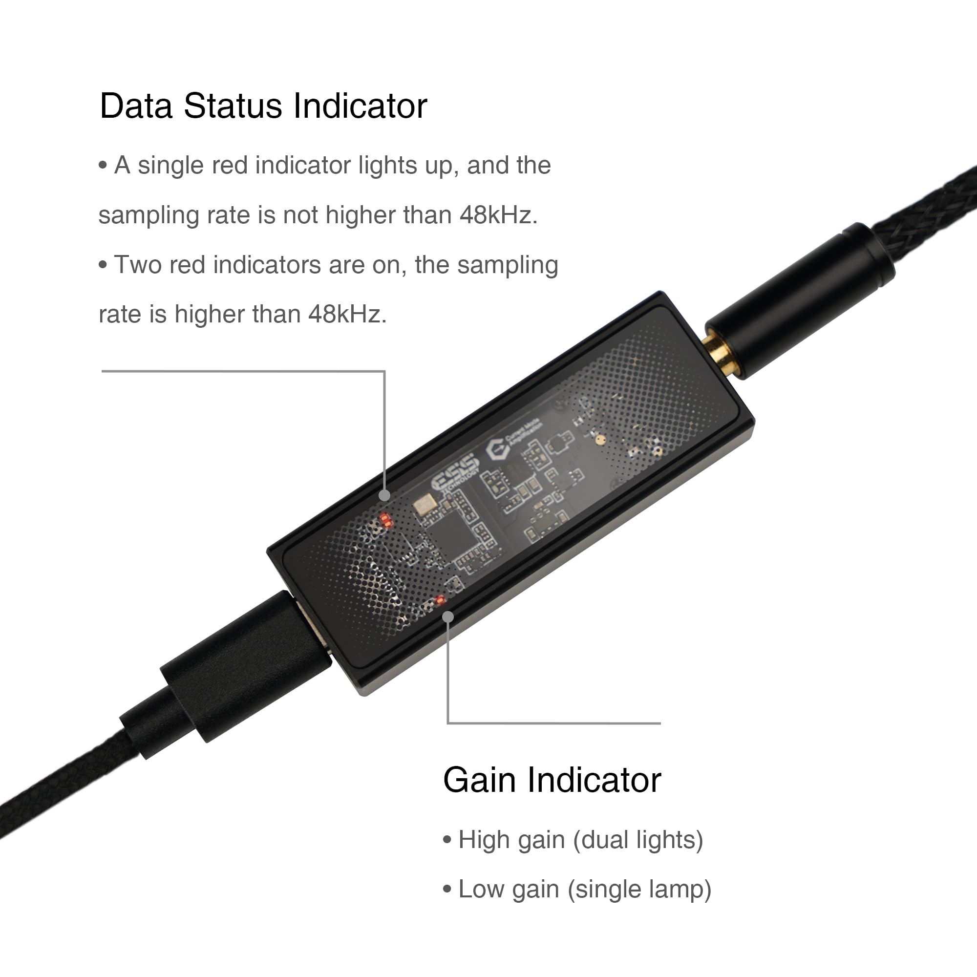 Questyle M12i HiFi Headphone Amplifier   Portable USB DAC by Questyle - Angle View 5