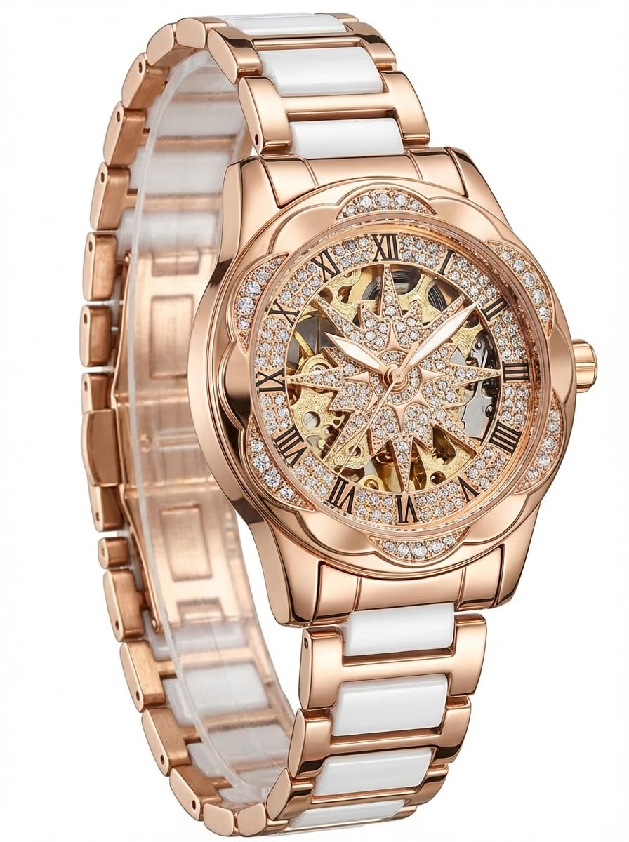 Luxury Women s Watch Stainless Steel Watch with a Ceramic - Chrodeva Official Imagery - 2