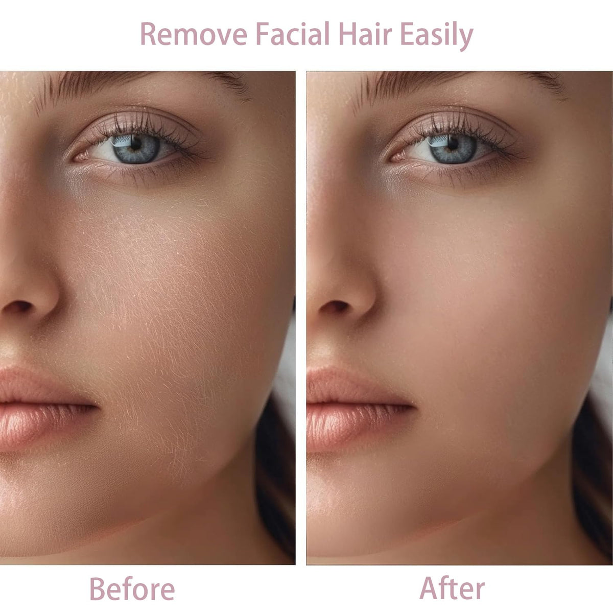 Battery Operated Facial Hair Remover for Women 2 Replacement - tuokiy Official Imagery - 4