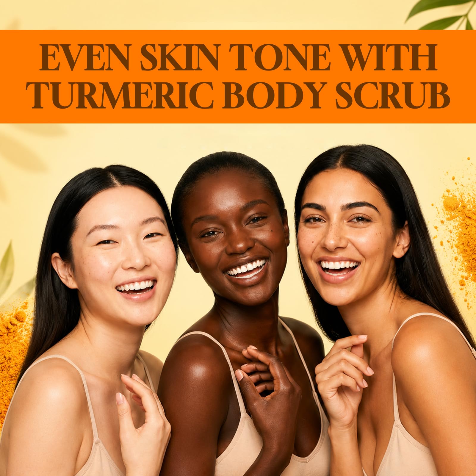 ZAIDOC 3Packs Turmeric Lemon Body Scrub, Exfoliating Body Polish with Aloe, - ZAIDOC Official Product View 9