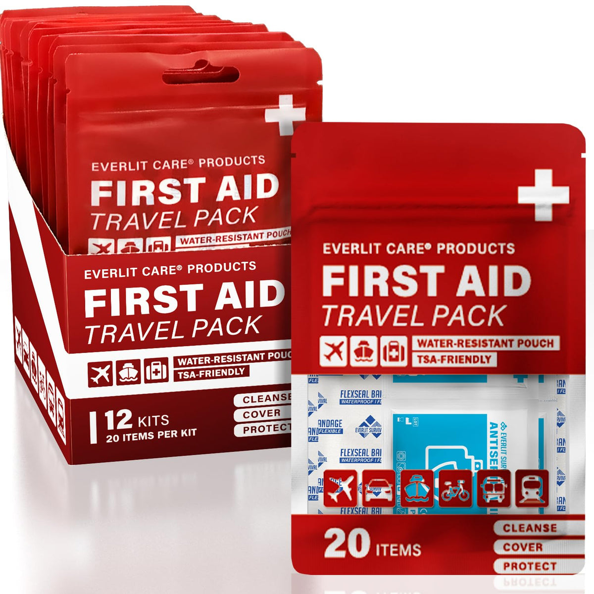 EVERLIT CARE Travel Bandage Pack - EVERLIT CARE Official Imagery - 1