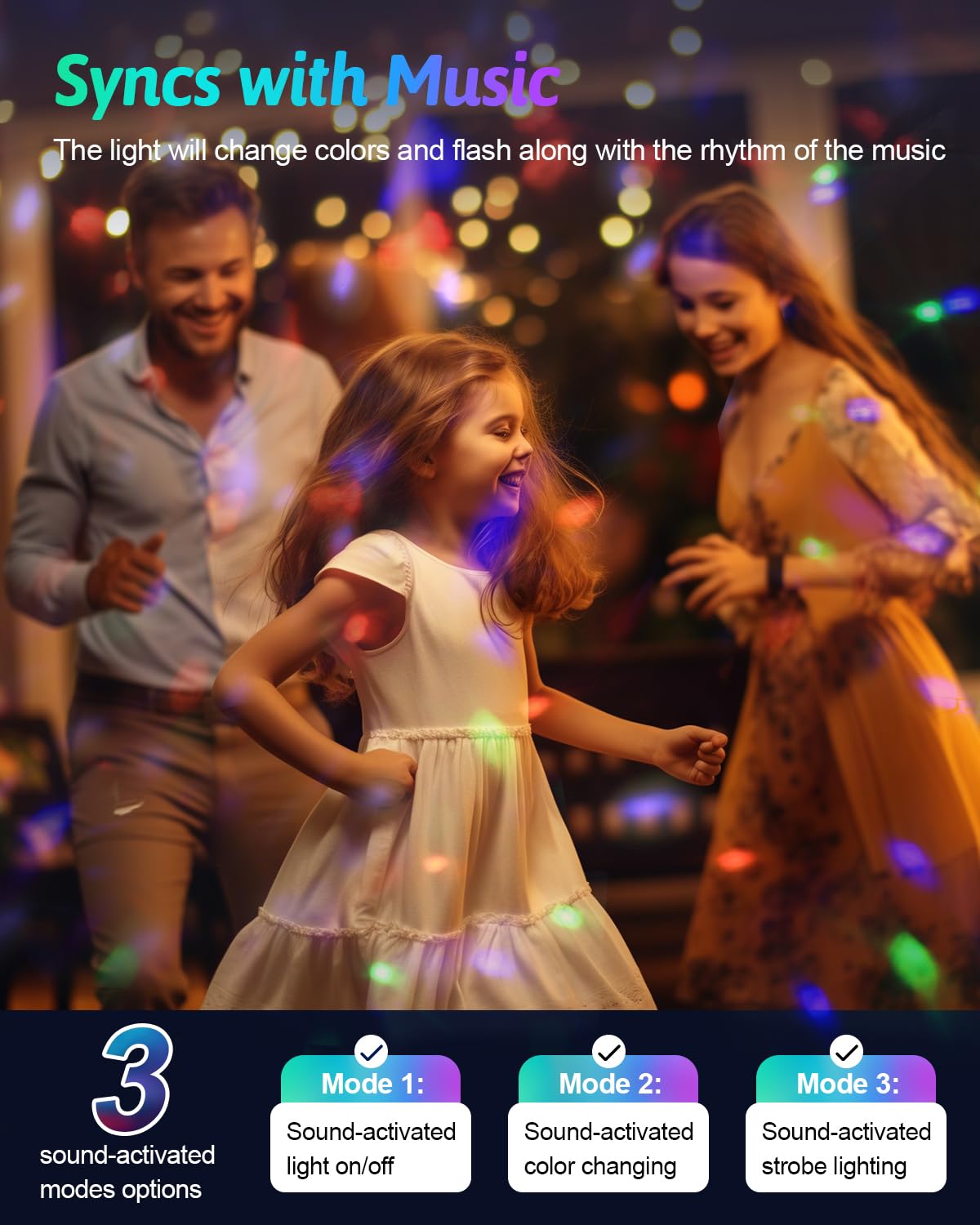 2 Pack Party Karaoke Lights with Remote for Kids Party - Luditek Official Imagery - 4