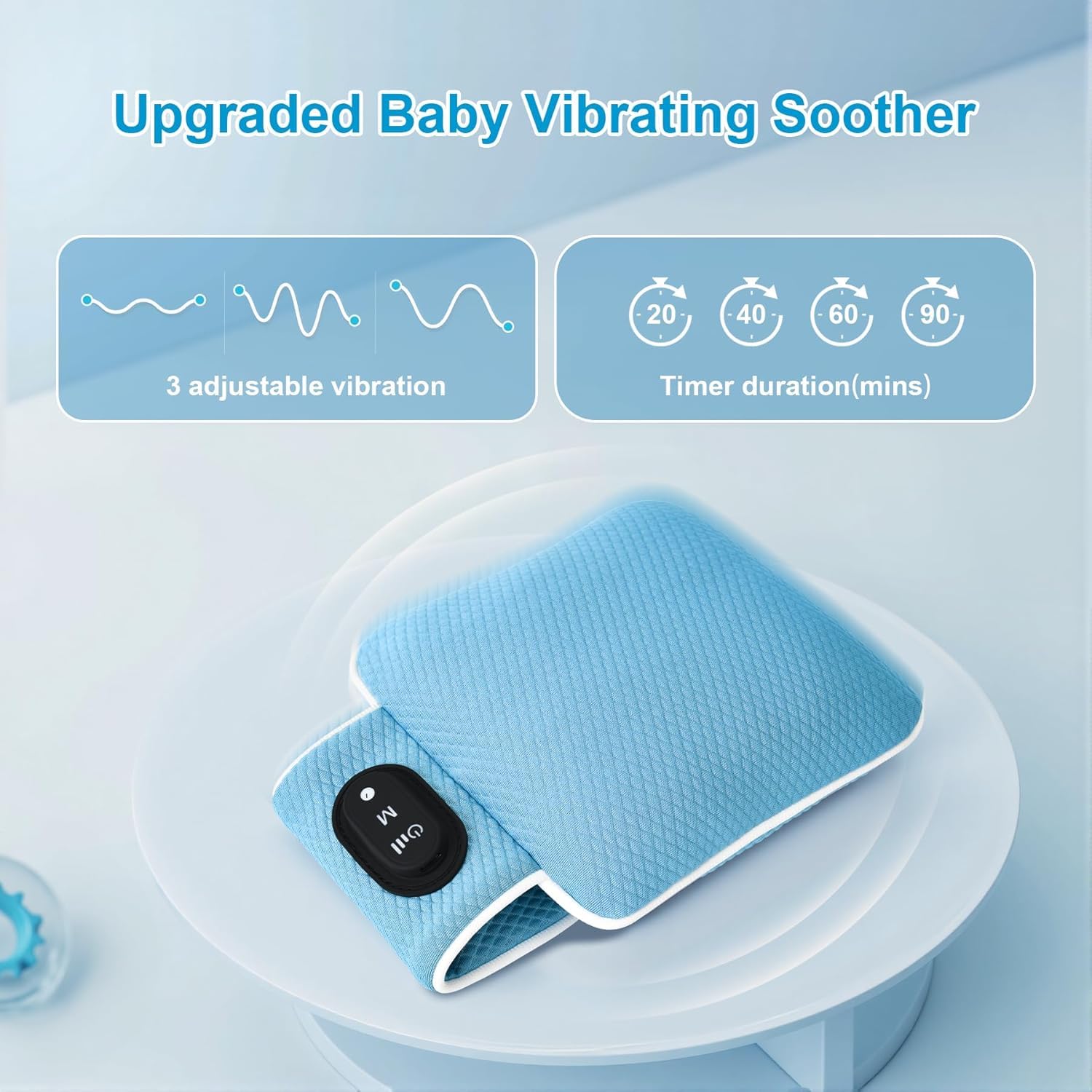 SNOVVI Baby Vibrating Soother,Baby Patter for Sleep,Rechargeable - SNOVVI Official Product View 4