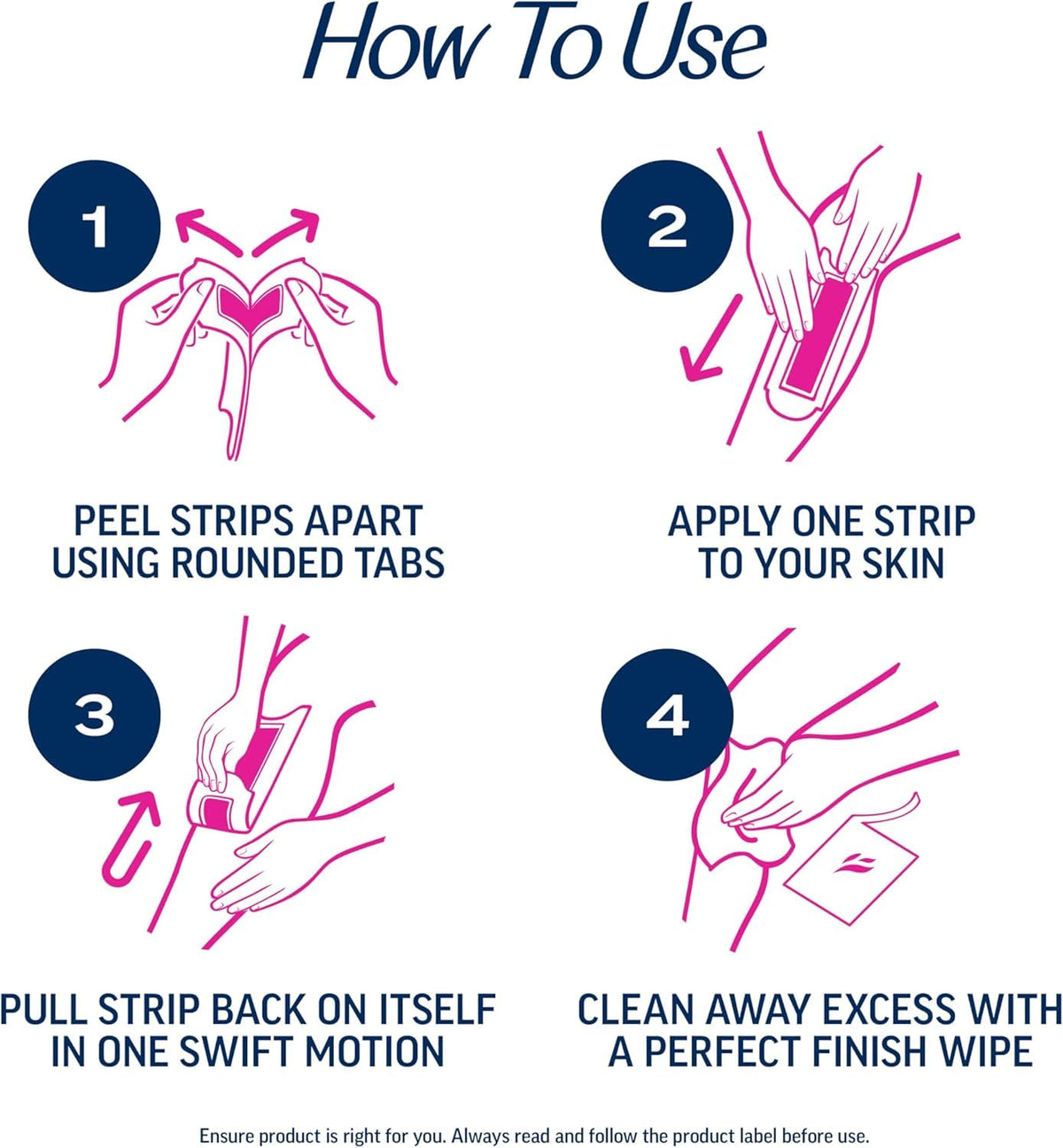 VEET Ready To Use Waxing Kit For Women Wax Strips For Body - Veet Official Imagery - 7