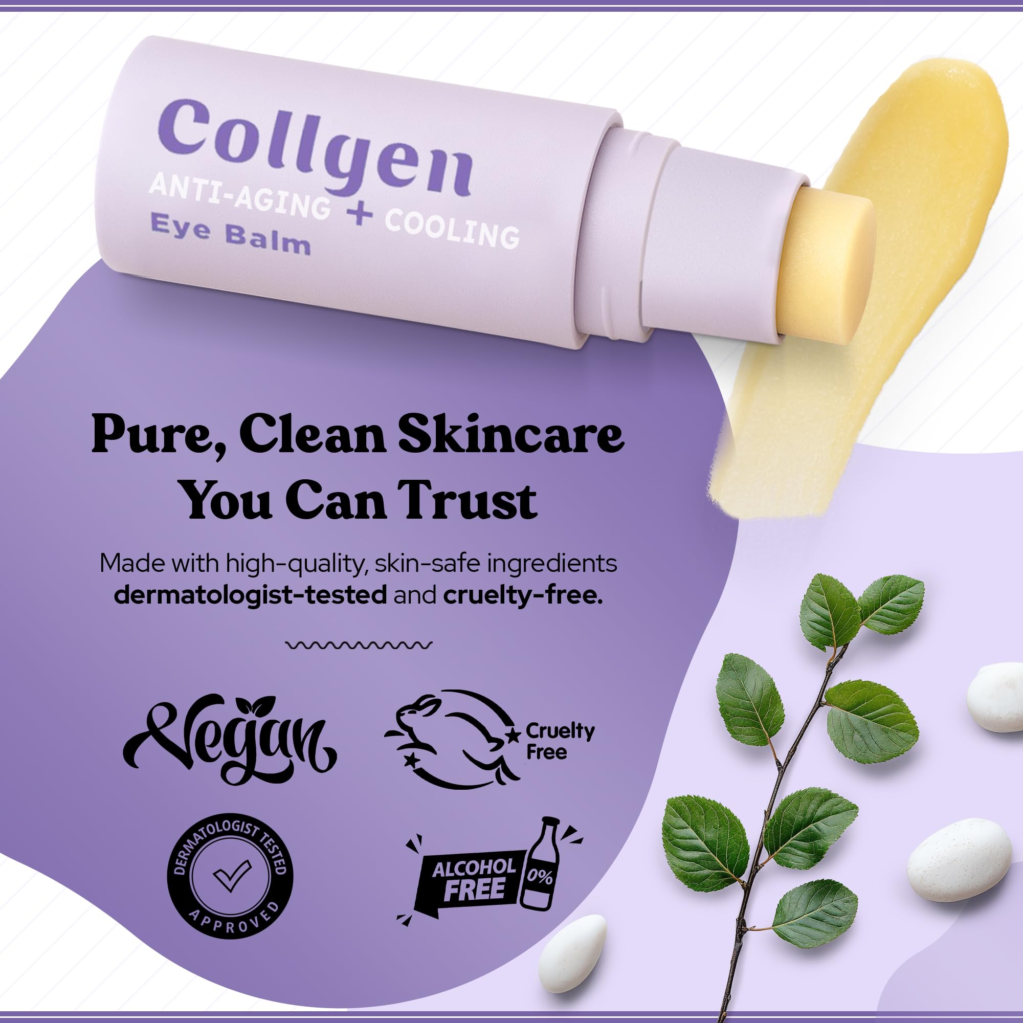 Bella Bliss Collagen Eye Balm Stick for Dark Circles, Puffiness & Wrin - View 4