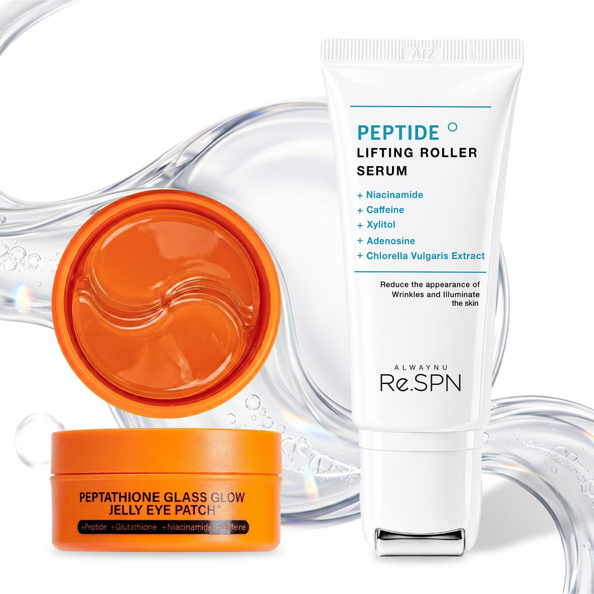 Re SPN Under Eye Patches Peptide Lifting Serum - AlwayNu Re.SPN Official Imagery - 2