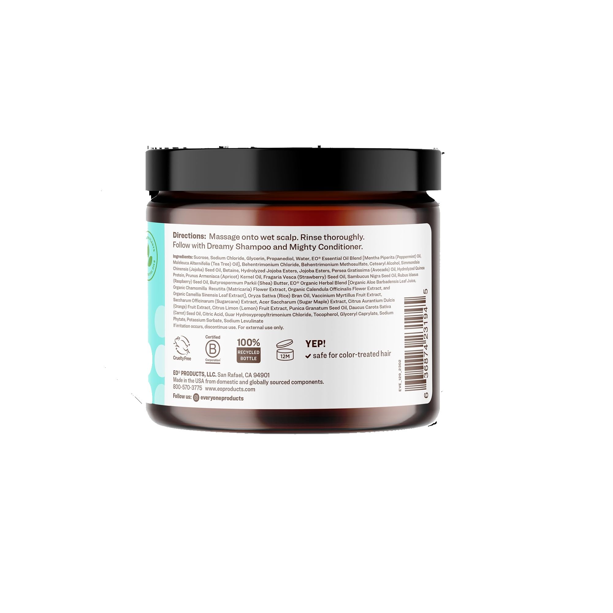 everyone for every body Everyone Super Scalp Scrub, Peppermint & Tea Tree - everyone for every body Official Product View 3