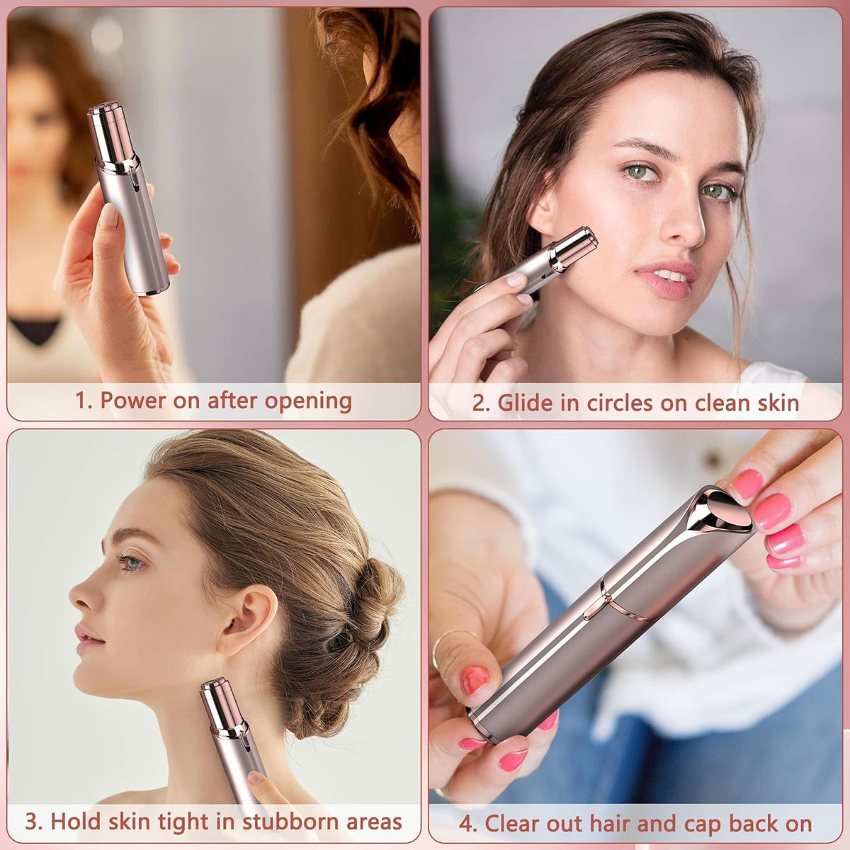 Rechargeable Facial Hair Removal for Women - EVIEY Official Imagery - 5