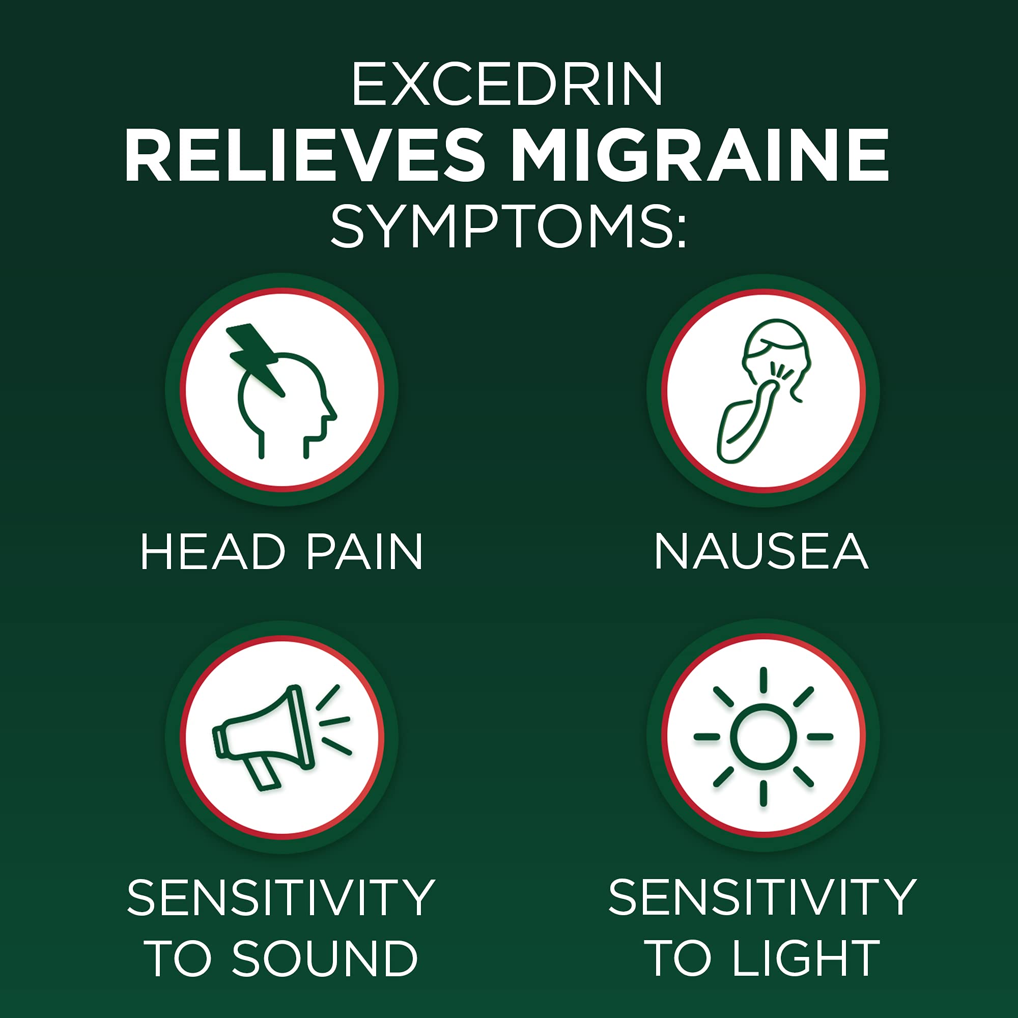 Excedrin Migraine Relief Caplets, 200 Count