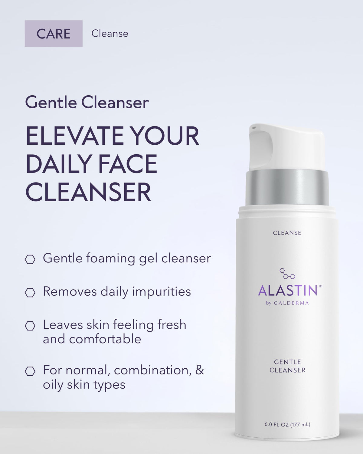 ALASTIN Skincare Gentle Cleanser Foaming Gel Face Wash - Premium Selection Official Imagery - 3