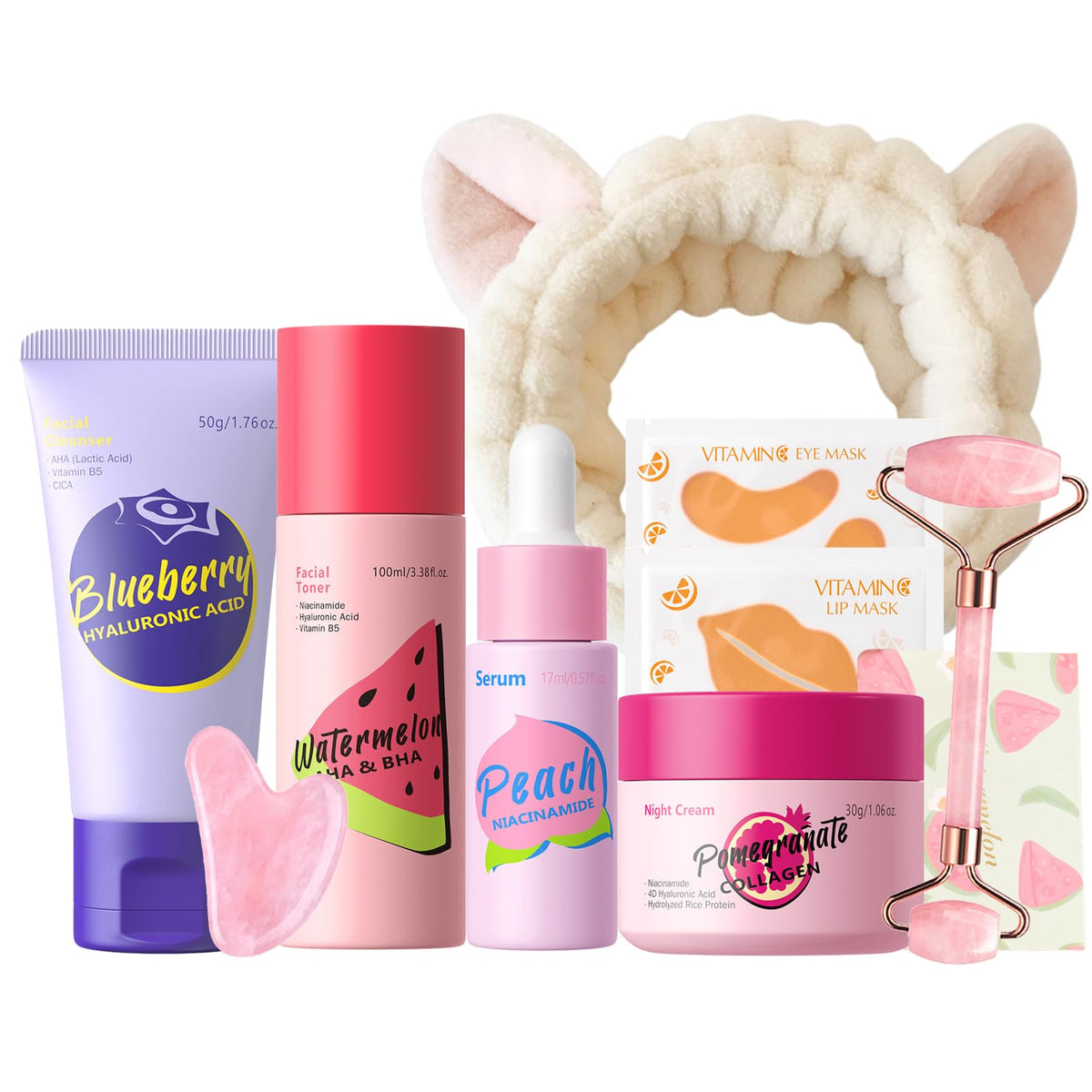 Fruit Skin Care Set Skincare Set Skin Care Kit for Teens - MrCuvaryas Official Imagery - 2