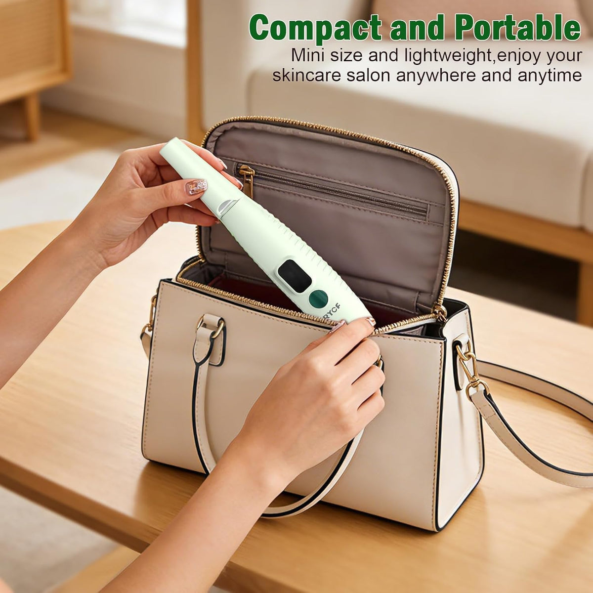 Dermaplane Razor for Women Face Sonic Rechargeable - MSDWLGS Official Imagery - 7