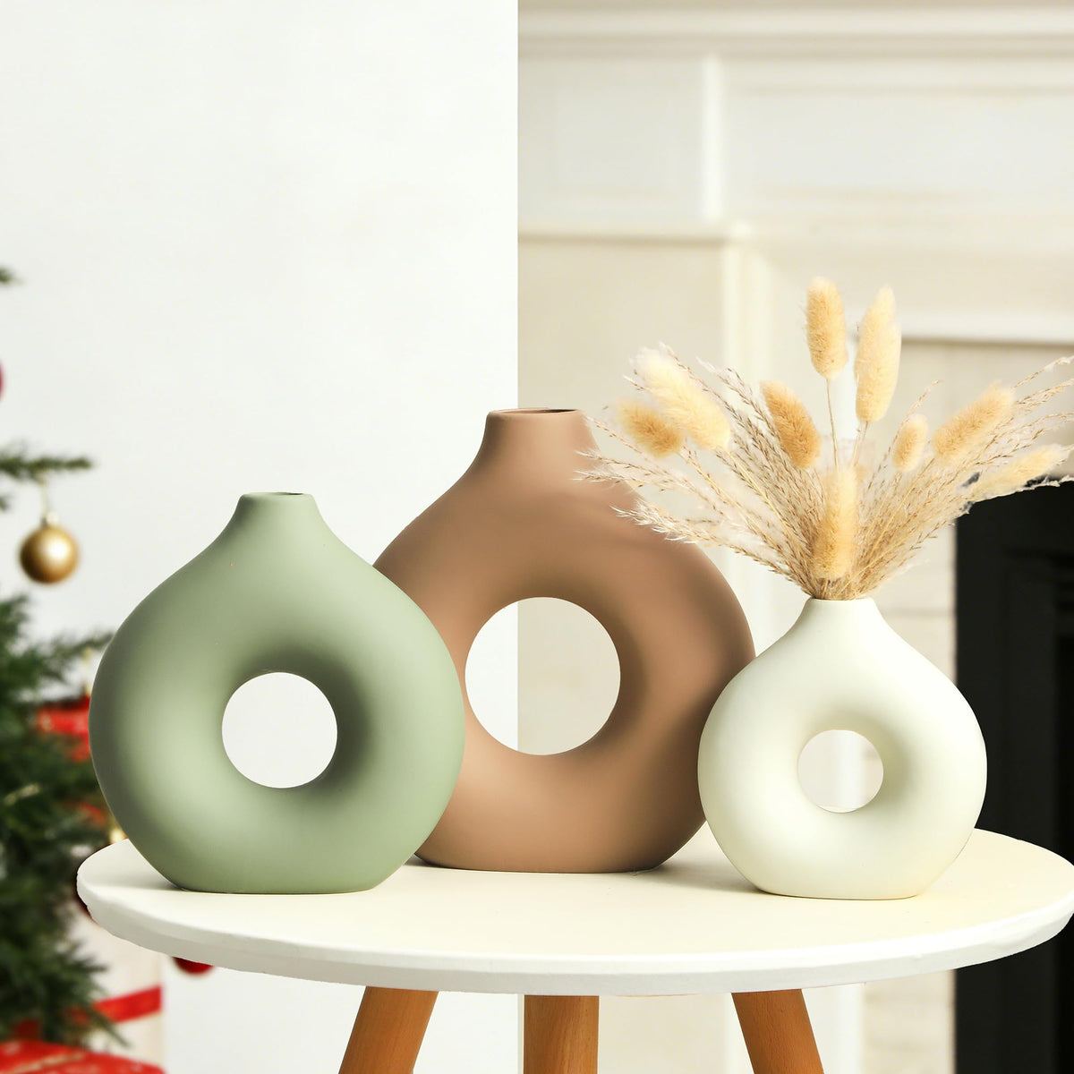 Ceramic Vase Home Table Decor - Vanselia Official Imagery - 3