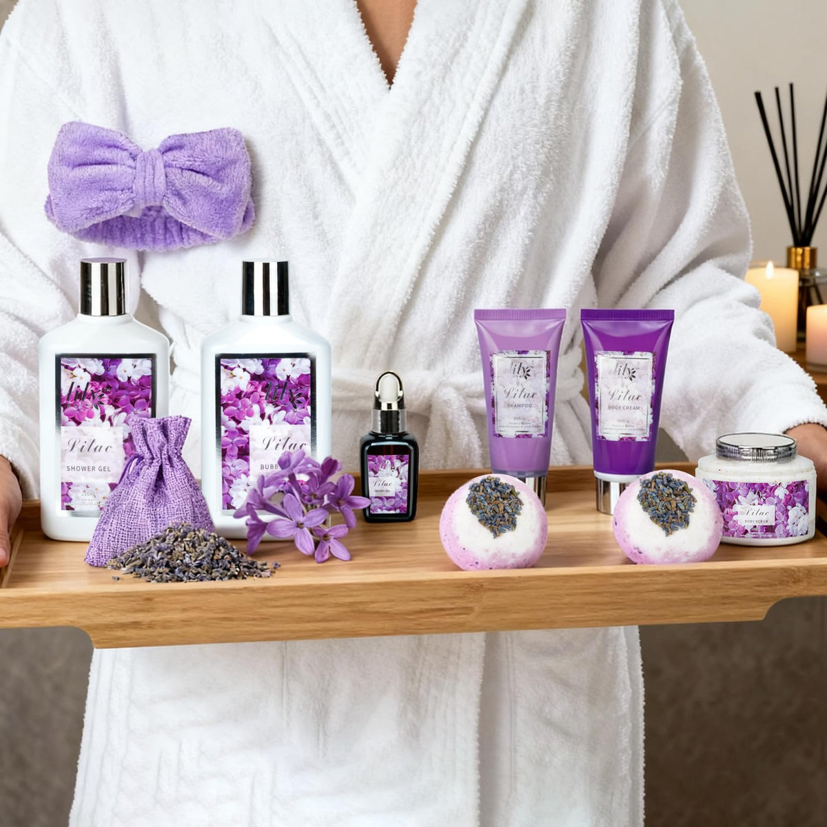 17Pcs Spa Gifts Spa Kit - LILY ROY Official Imagery - 5