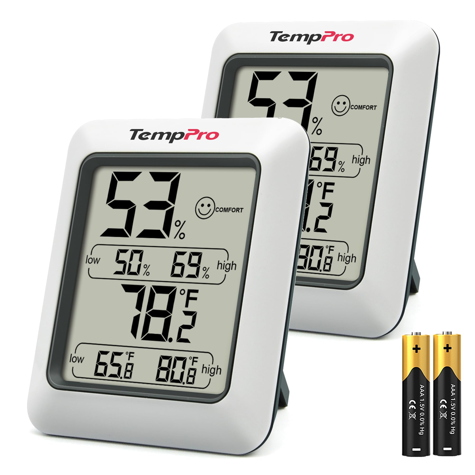 TempPro TP50 Digital Hygrometer Indoor Thermometer Room Thermomet - TempPro Official Product View 10