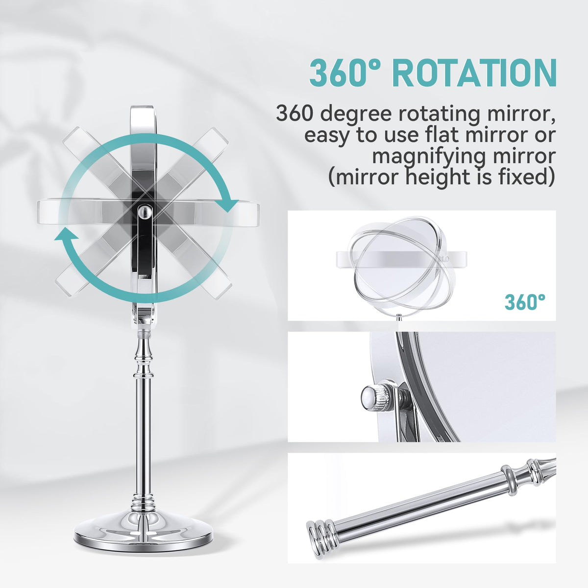 MIYADIVA Magnifying Mirror 20x Double Sided 1X 20X - MIYADIVA Official Imagery - 5