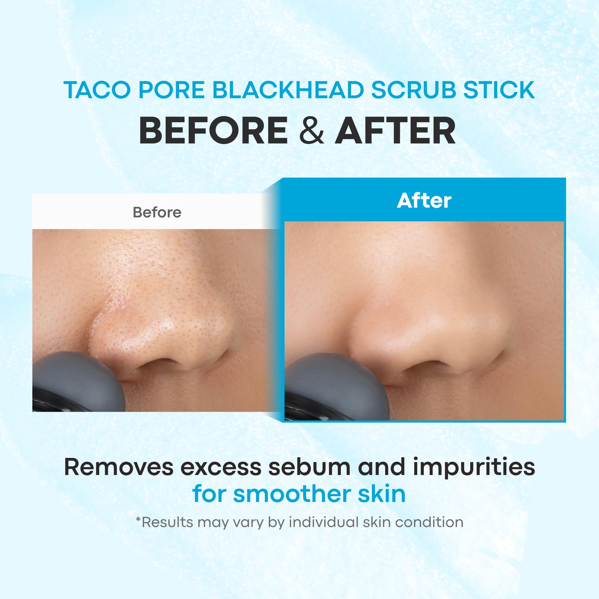 TONYMOLY Tako Pore Clay Scrub Stick, Korean Blackhead Exfoliator, 0.8 - View 6