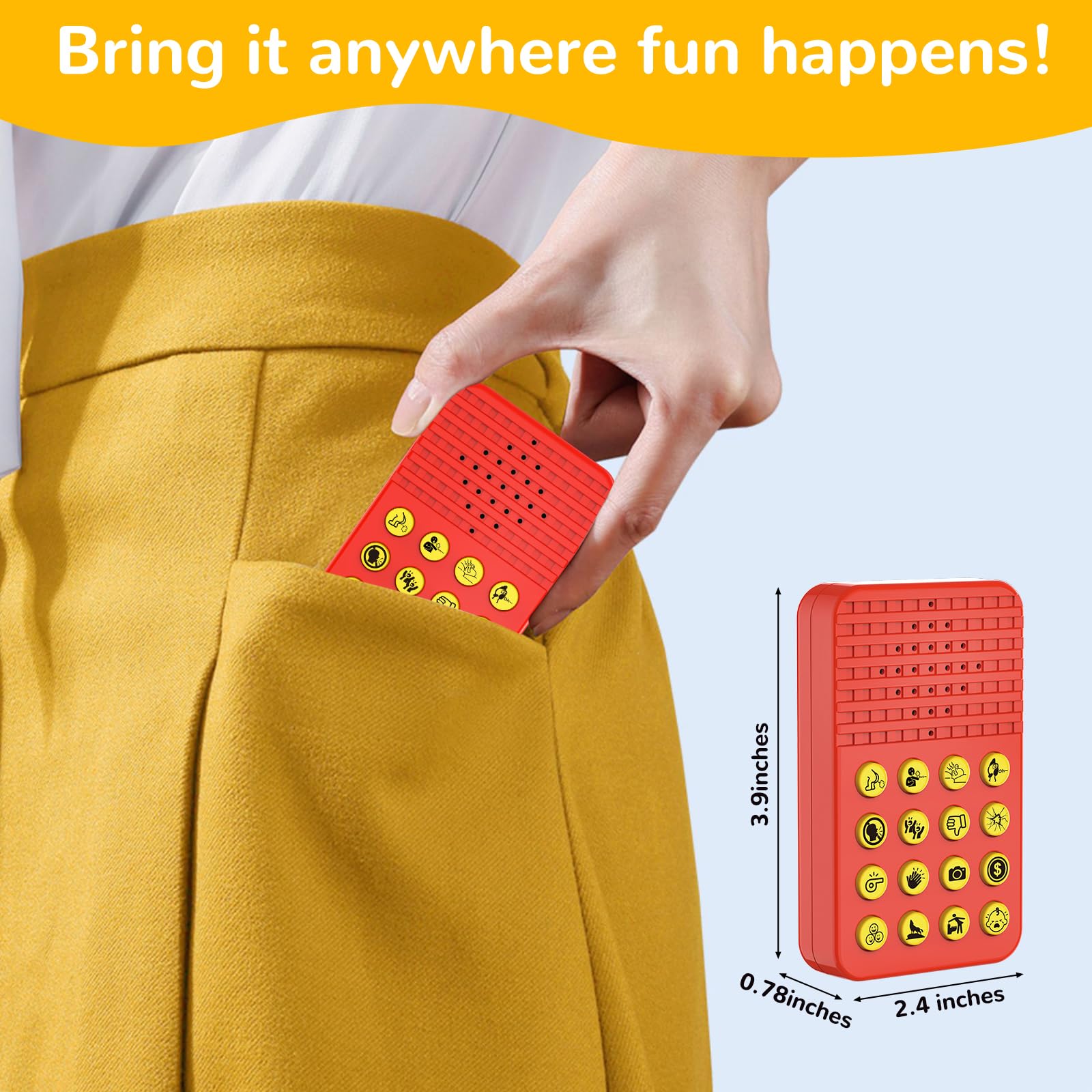 Ninigai Sound Effects Machine, 16 Hilarious Sounds Toys for Kids - Ninigai Official Product View 6