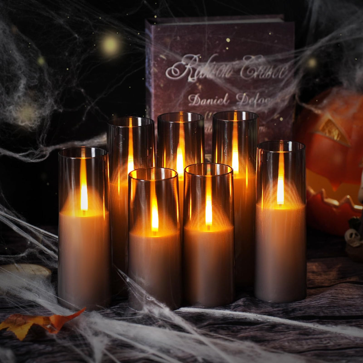 Flameless LED Candles Upgraded Realistic Flickering Flame - kakoya Official Imagery - 7