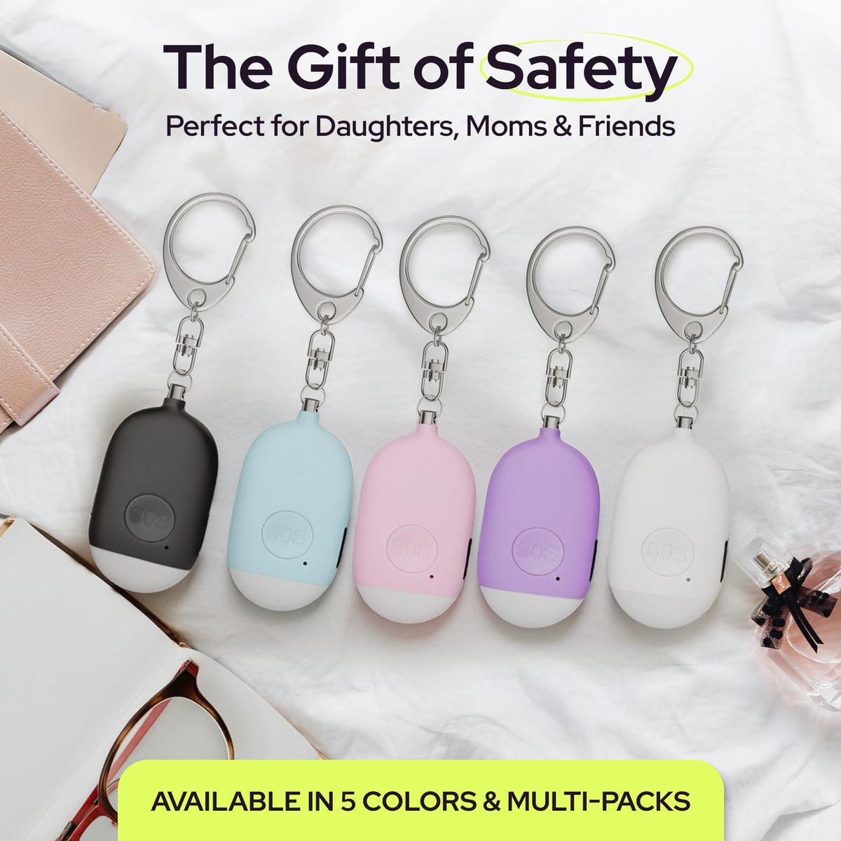 Rechargeable Personal Alarm Keychain - WETEN Official Imagery - 8