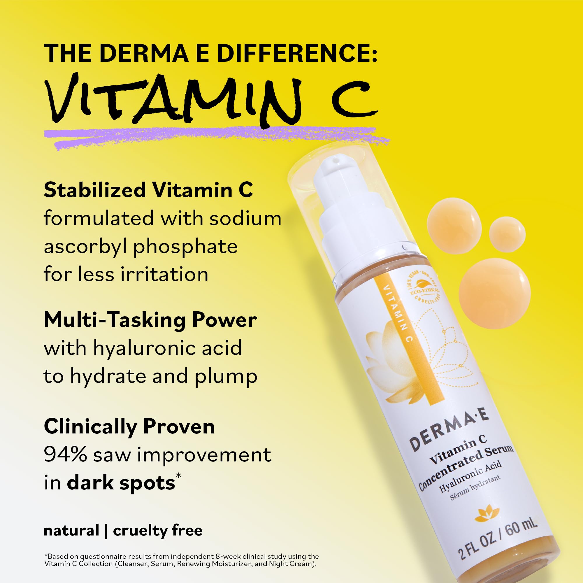 Derma E Vitamin C Concentrated Face Serum to Hydrate - Derma E Official Imagery - 7