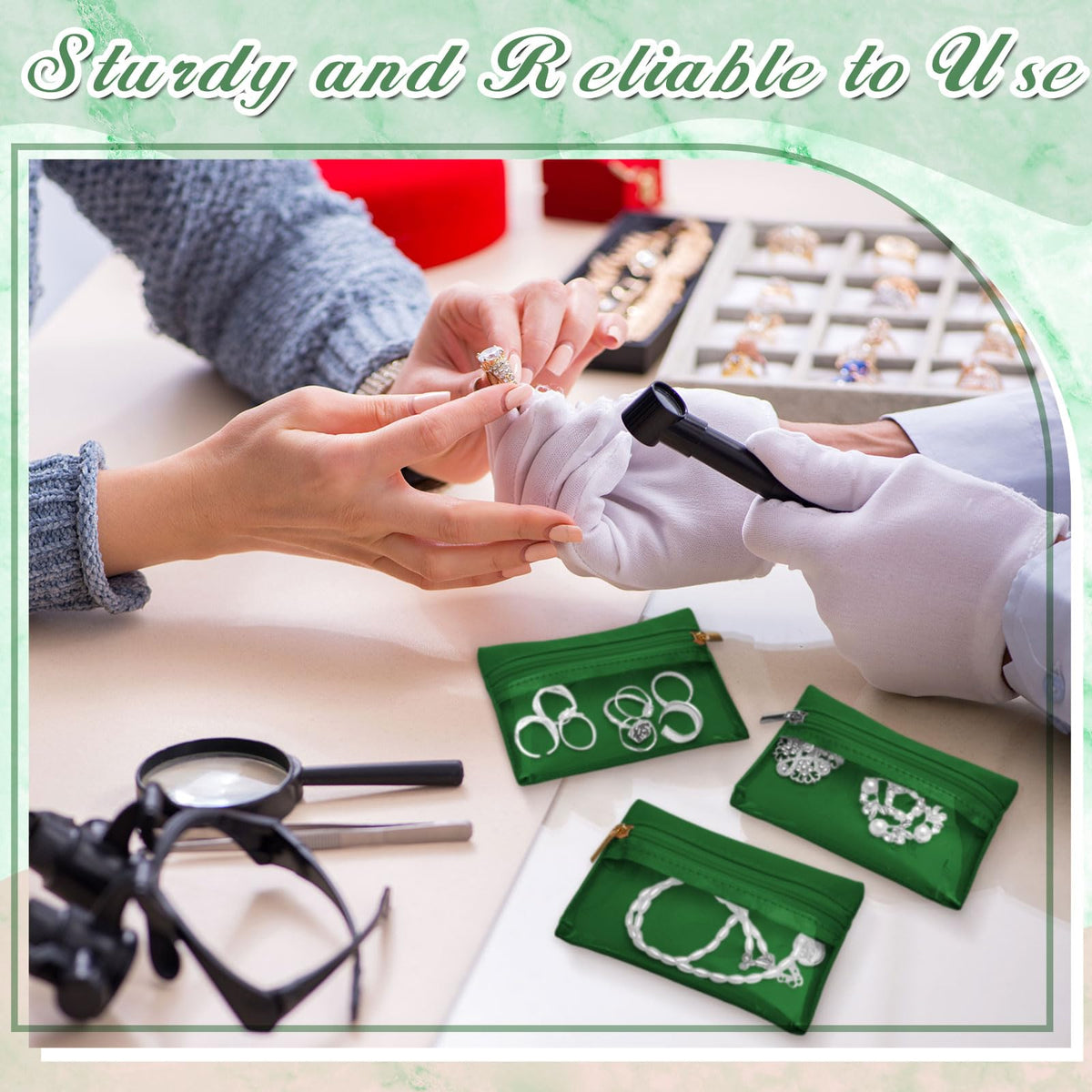 Uiifan Travel Jewelry Pouches Bulk - Uiifan Official Imagery - 7
