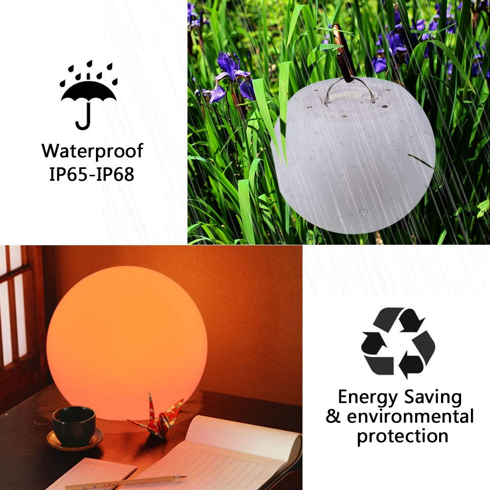 Rechargeable LED Ball Light Decorative Remote Control Lamp - Zopsc Official Imagery - 7