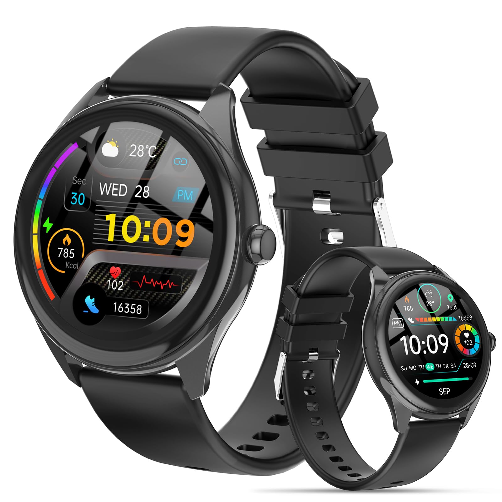 DIVOAZBVO Smart Watch for Men, 1.39" HD Touchscreen Smartwatch with 12 - View 1