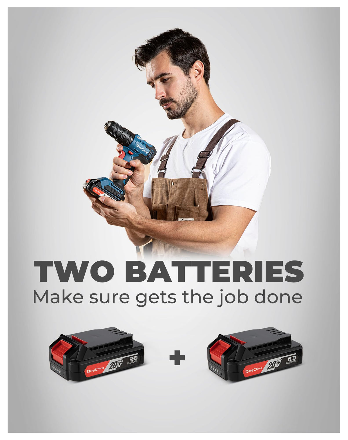 Dong Cheng 20V Brushless Heavy duty Impact Drill 443 in lbs - Dong Cheng Official Imagery - 8