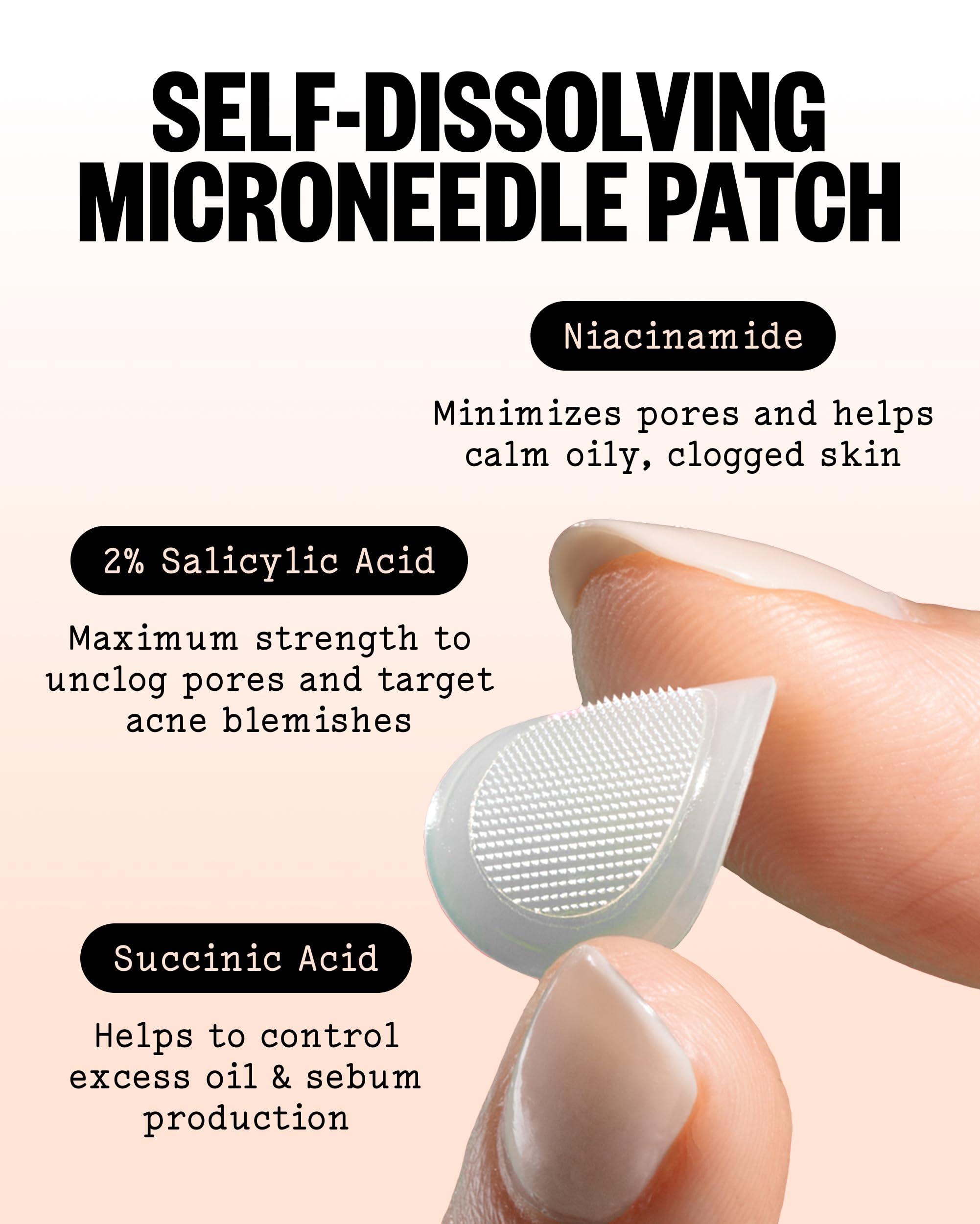 PEACE OUT Early Stage Acne Microneedling Hydrocolloid Dots - PEACE OUT Official Imagery - 7
