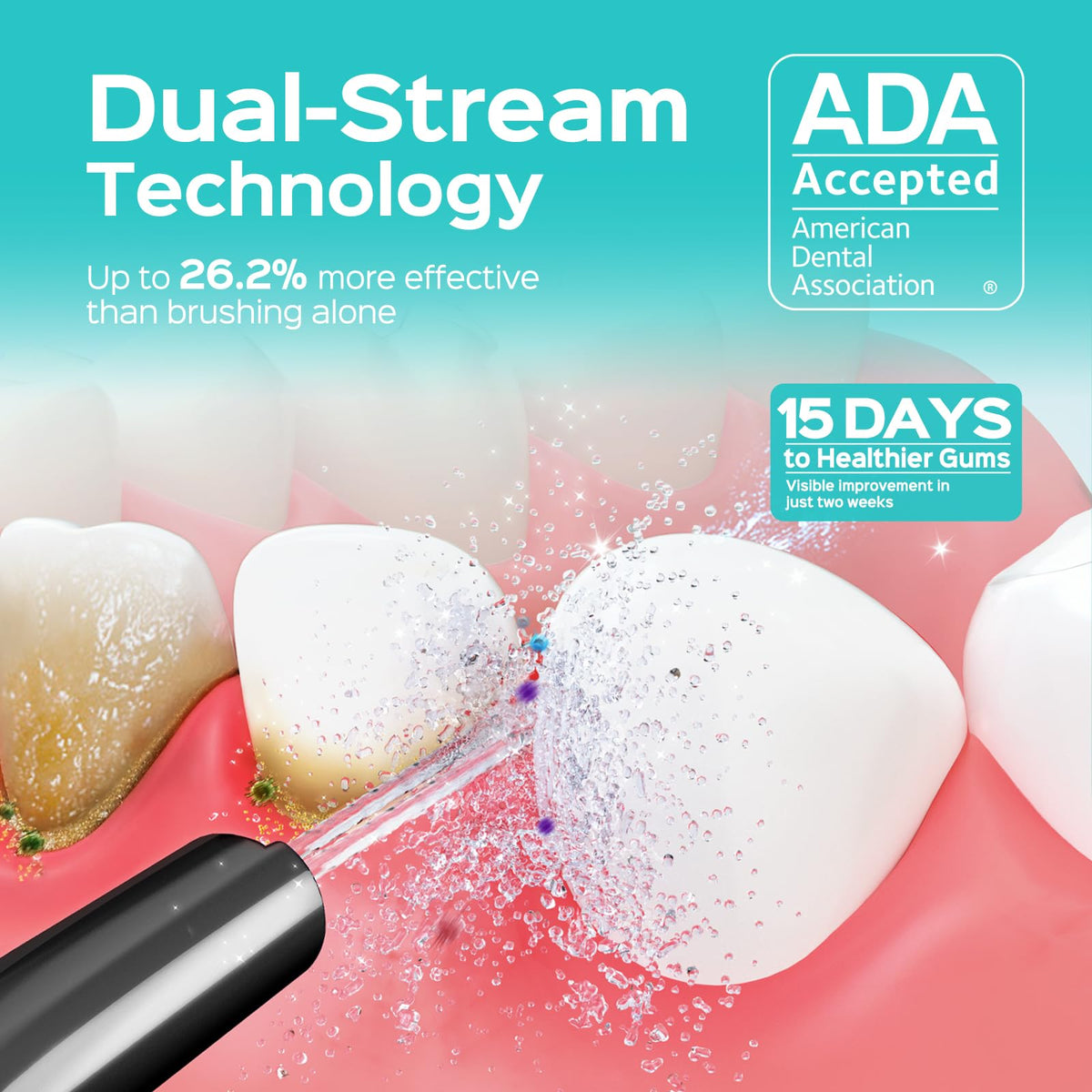 COSLUS ADA Accepted C50 Water Dental Flosser 4 Modes 5 Power - COSLUS Official Imagery - 4