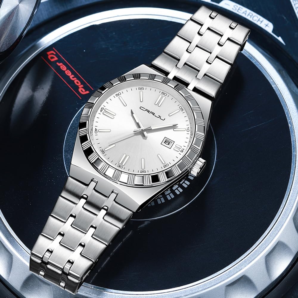 CRRJU Watches for Men Fashion Luxury Luminous Analog Quartz - CRRJU Official Imagery - 7