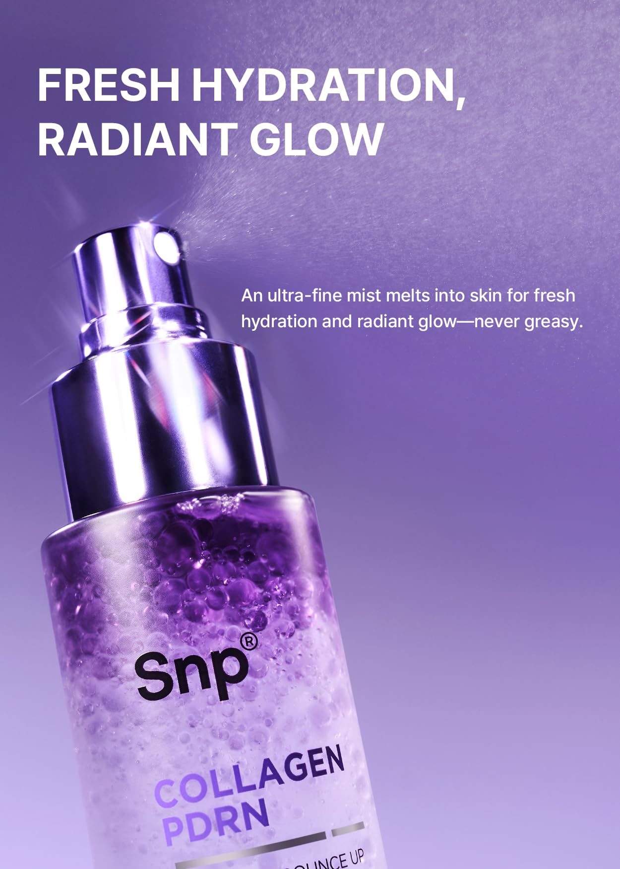 SNP Collagen Bounce Up Mist Serum 100ml — Korean 2-Layer Face - SNP