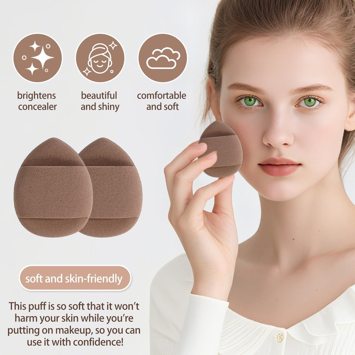MULTIONS56PCS Makeup Brush Set with Sponge for Foundation - MULTIONS Official Imagery - 8