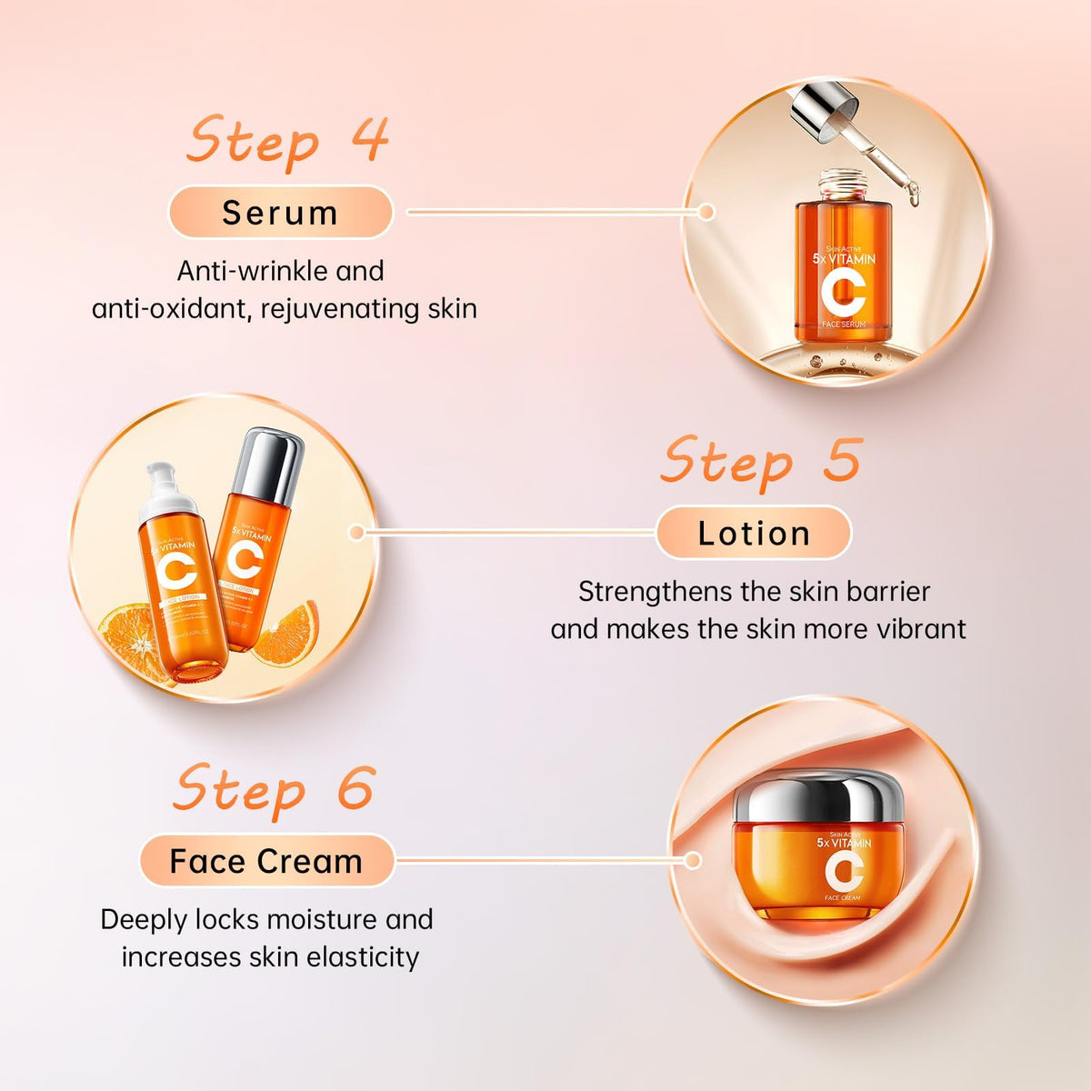 Vitamin C Skin Care Set for Women - KIUORET Official Imagery - 7