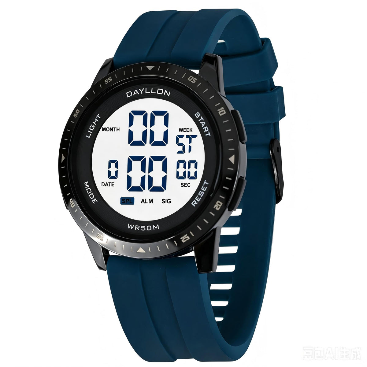 Metal Case Ultra Thin Minimalist Sports Digital Watch for - Dayllon Official Imagery - 3