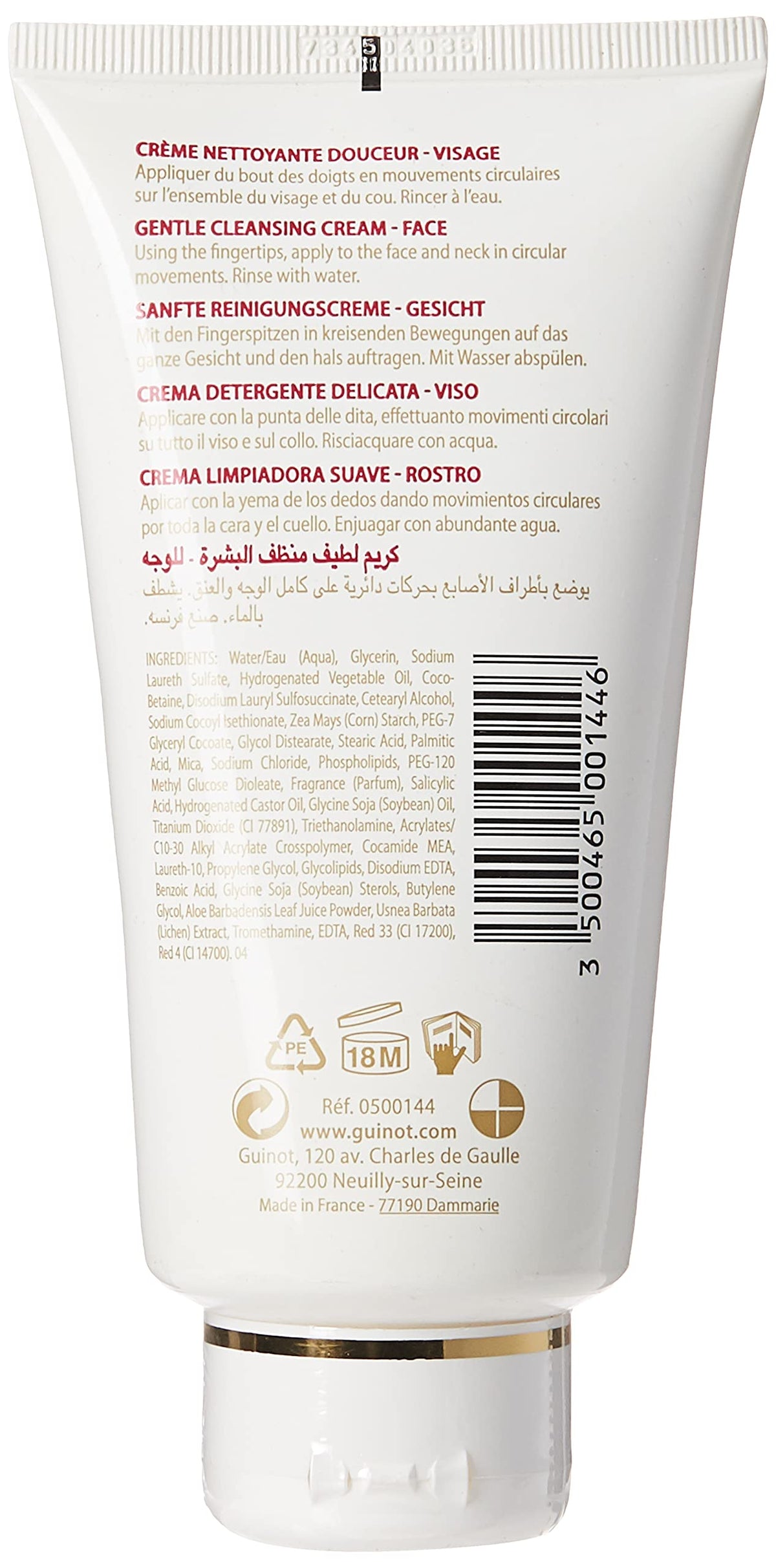 Guinot Hydra Tendre Facial Cleanser 4 4 oz - Guinot Official Imagery - 3