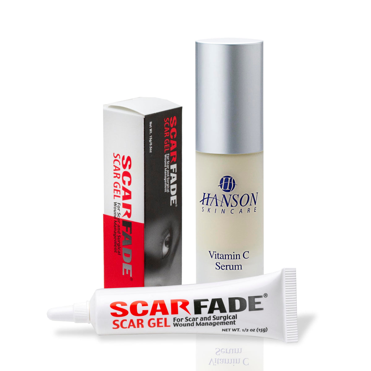 Scar Treatment Gel Vitamin C Serum Bundle - ScarFade Official Imagery - 2