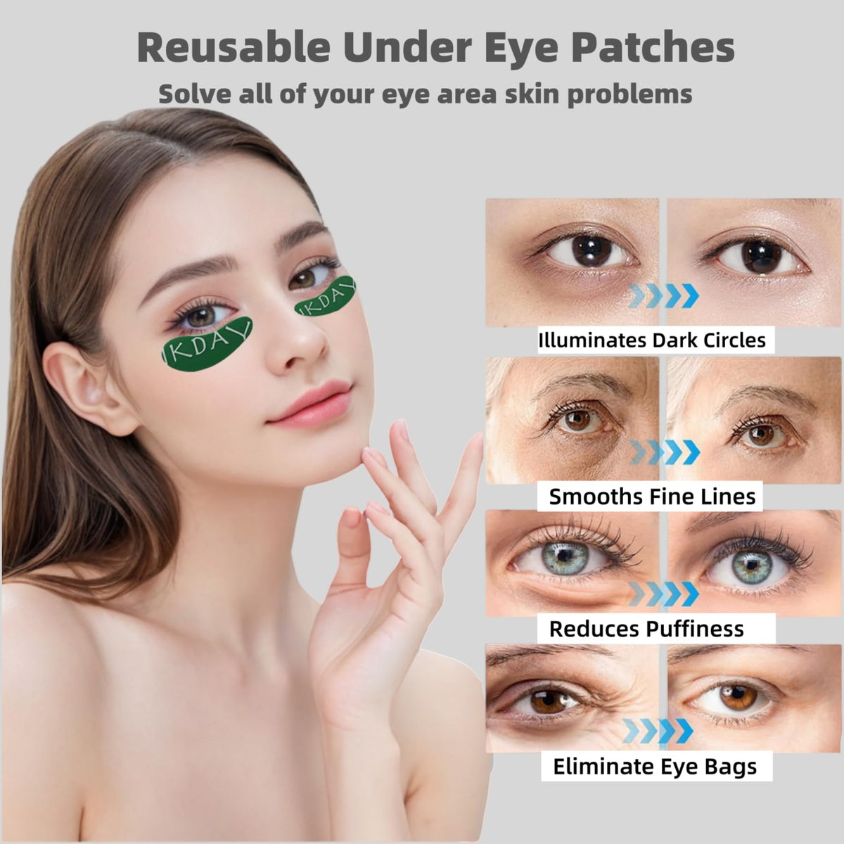 Reusable Under Eye Patches - IKDAY Official Imagery - 3
