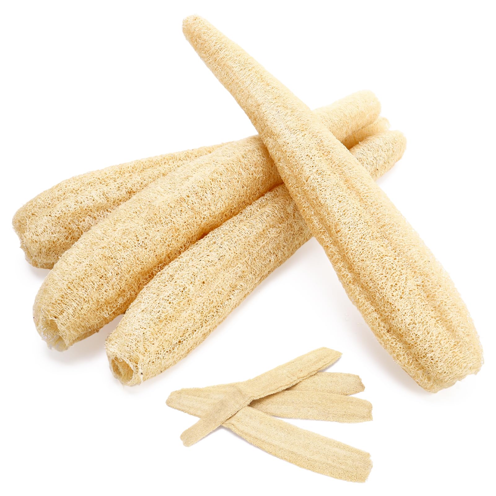 ZhouBoat Natural Loofah Sponge 13.8 - 15.7 Inches Women - ZhouBoat Official Product View 9
