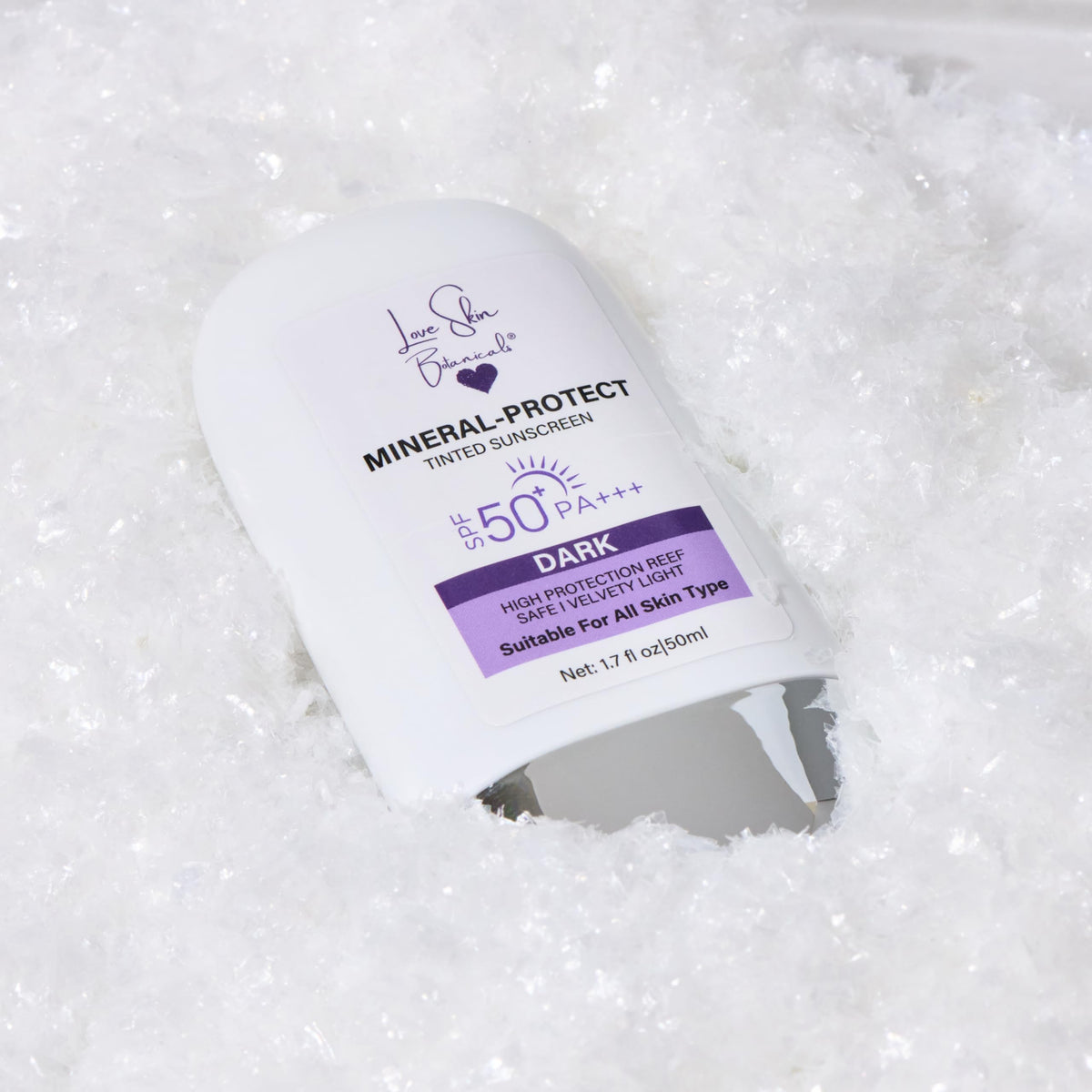 Mineral Protect Tinted Sunscreen SPF 50 PA Dark Tint - love skin botanicals Official Imagery - 7