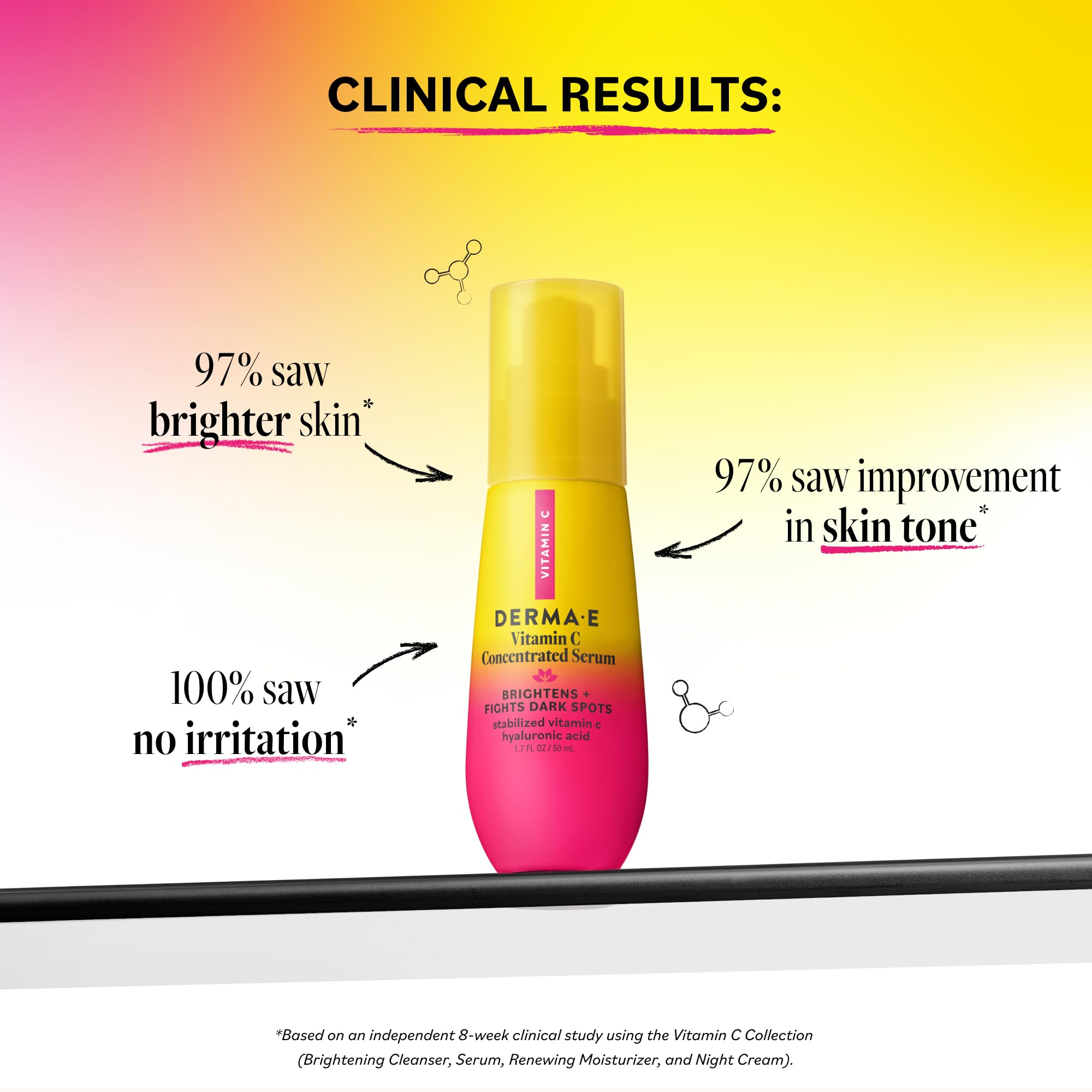 DERMA E Vitamin C Concentrated Face Serum to Hydrate - Derma E Official Imagery - 3