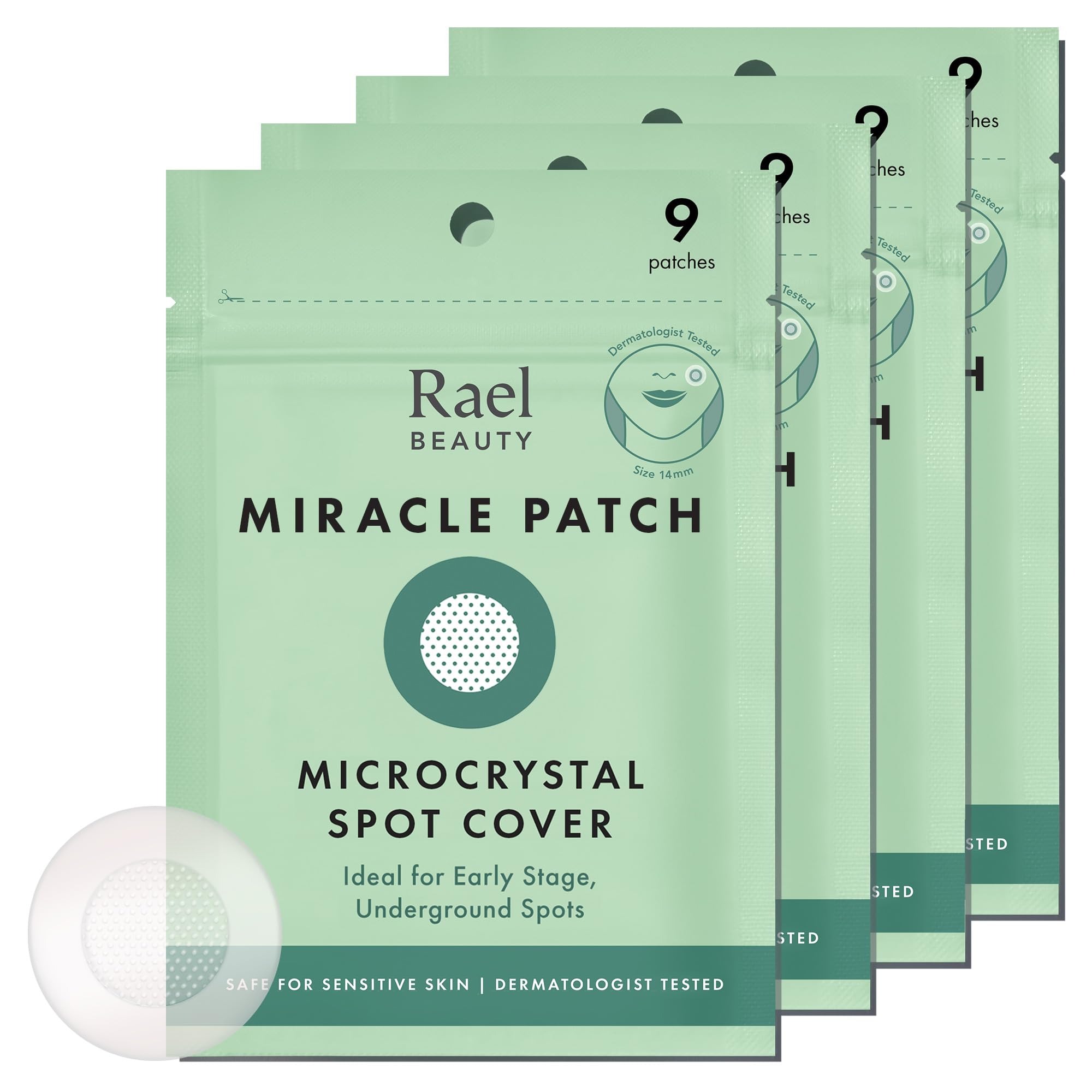 Rael Miracle Spot Control Cover Hydrocolloid Strips Pimple - Rael