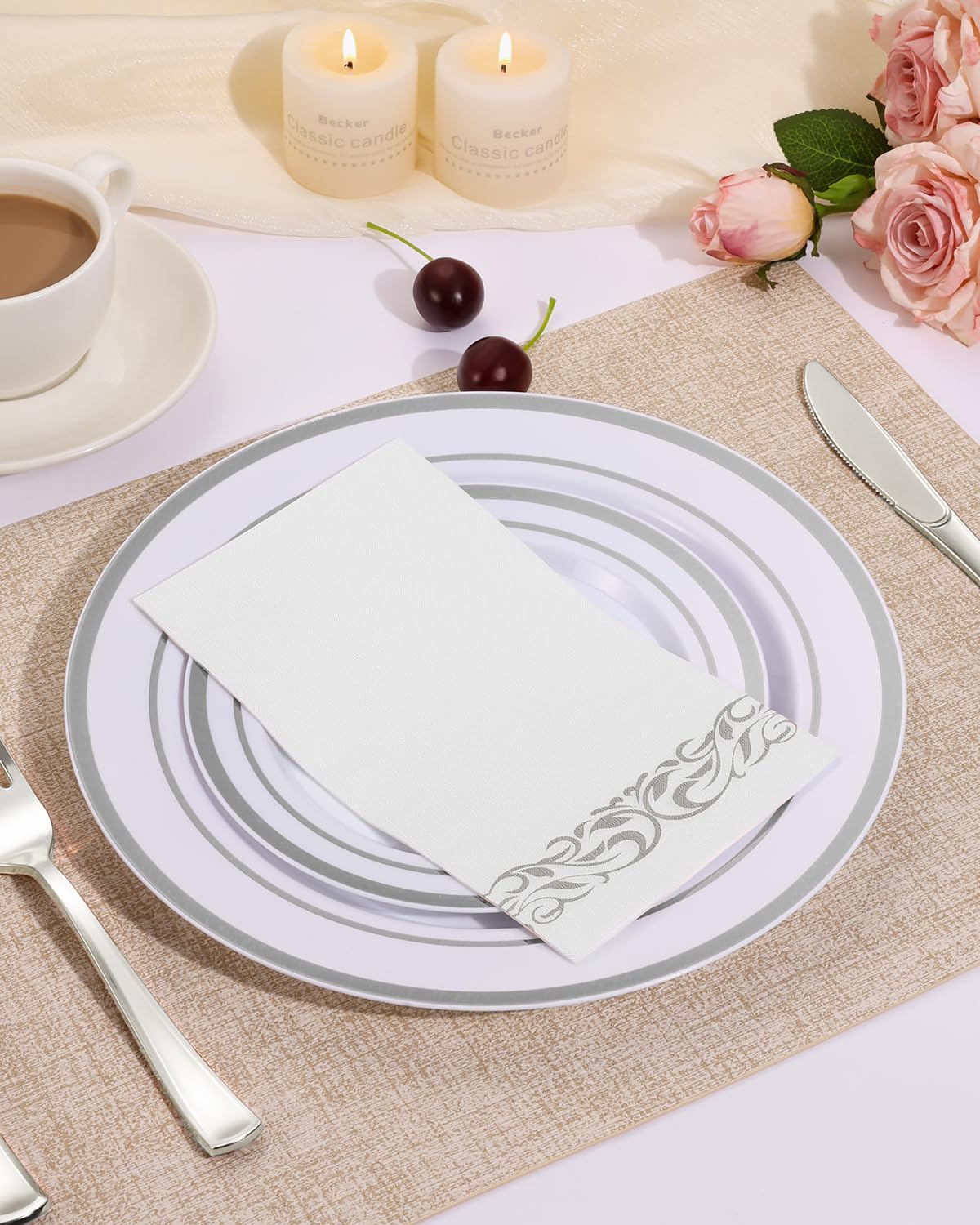 Goodluck 200 Pack 3-Ply Disposable Napkins - Soft & Absorbent Pap - Goodluck Official Product View 4