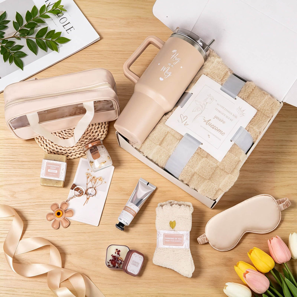 Birthday Gift for Women Self Care Spa Gift Basket with - Joyvella Official Imagery - 8